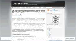 Desktop Screenshot of obserwatorlaicki.wordpress.com