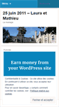 Mobile Screenshot of lauramathieu.wordpress.com