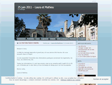 Tablet Screenshot of lauramathieu.wordpress.com