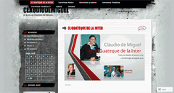 Desktop Screenshot of claudiodemiguel.wordpress.com