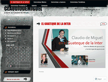 Tablet Screenshot of claudiodemiguel.wordpress.com