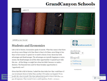 Tablet Screenshot of grandcanyonschools.wordpress.com