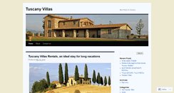 Desktop Screenshot of bestplacesintuscanyvillas.wordpress.com