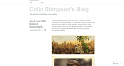 Desktop Screenshot of colinstimpson.wordpress.com