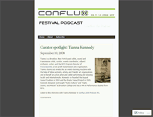 Tablet Screenshot of conflux2008.wordpress.com