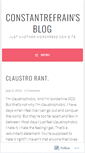 Mobile Screenshot of constantrefrain.wordpress.com