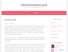 Tablet Screenshot of constantrefrain.wordpress.com