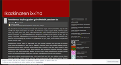 Desktop Screenshot of ikatza.wordpress.com