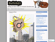 Tablet Screenshot of bullshat.wordpress.com