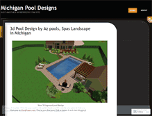 Tablet Screenshot of michiganpooldesigns.wordpress.com