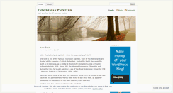 Desktop Screenshot of indonesianpainters.wordpress.com