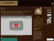 Tablet Screenshot of davoquebec.wordpress.com