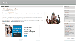 Desktop Screenshot of plinius.wordpress.com