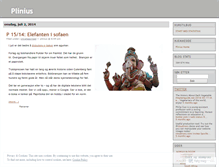 Tablet Screenshot of plinius.wordpress.com