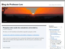 Tablet Screenshot of leonardounisa.wordpress.com