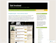 Tablet Screenshot of getinvolvedblog.wordpress.com