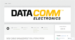 Desktop Screenshot of datacommelectronics.wordpress.com