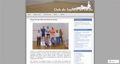 Desktop Screenshot of clubsquashlorca.wordpress.com