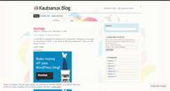 Desktop Screenshot of kautsarnux.wordpress.com