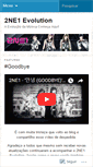 Mobile Screenshot of 2ne1evolution.wordpress.com