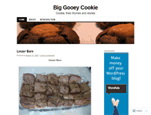 Tablet Screenshot of biggooeycookie.wordpress.com