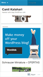 Mobile Screenshot of canilkalahari.wordpress.com
