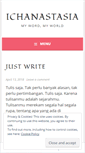 Mobile Screenshot of ichanastasia.wordpress.com
