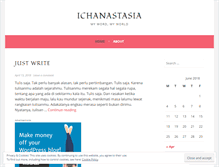 Tablet Screenshot of ichanastasia.wordpress.com