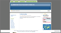 Desktop Screenshot of elementarytechteacher.wordpress.com