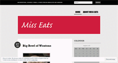 Desktop Screenshot of misseats.wordpress.com