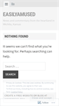 Mobile Screenshot of easilyamused.wordpress.com