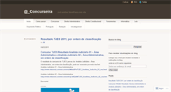 Desktop Screenshot of concurseirabr.wordpress.com