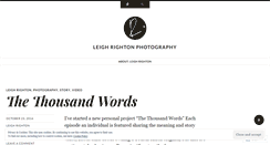 Desktop Screenshot of leighrighton.wordpress.com