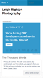 Mobile Screenshot of leighrighton.wordpress.com
