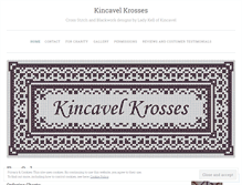 Tablet Screenshot of kincavelkrosses.wordpress.com