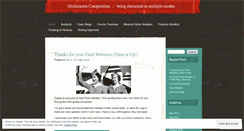 Desktop Screenshot of multimediacomp.wordpress.com