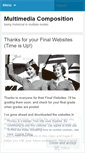 Mobile Screenshot of multimediacomp.wordpress.com