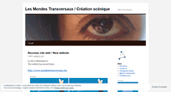 Desktop Screenshot of mondestransversaux.wordpress.com