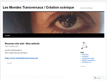 Tablet Screenshot of mondestransversaux.wordpress.com