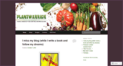 Desktop Screenshot of plantwarrior.wordpress.com