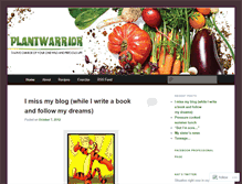 Tablet Screenshot of plantwarrior.wordpress.com