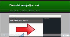 Desktop Screenshot of joshjfox.wordpress.com