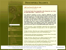 Tablet Screenshot of islaminromania.wordpress.com