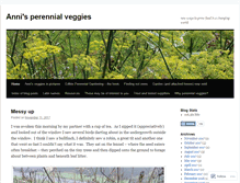 Tablet Screenshot of annisveggies.wordpress.com