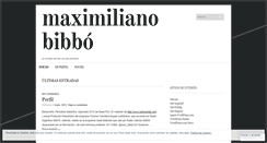 Desktop Screenshot of maxibibbo.wordpress.com