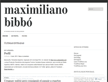 Tablet Screenshot of maxibibbo.wordpress.com