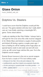 Mobile Screenshot of glassonion.wordpress.com