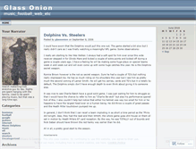 Tablet Screenshot of glassonion.wordpress.com