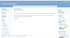 Desktop Screenshot of cannesproperty.wordpress.com