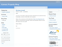 Tablet Screenshot of cannesproperty.wordpress.com